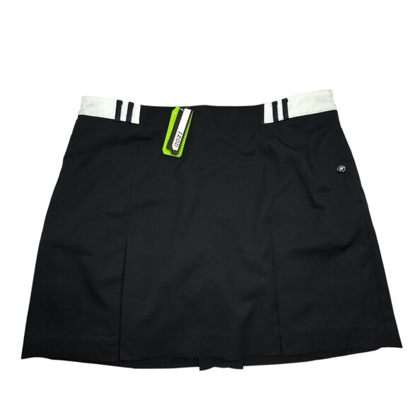 NWT Izod Cool FX Black White Pink Golf Active Skort Skirt Short Women’s Size 16 - Picture 8 of 16